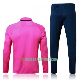 Atlético Madryt Komplet Bluzy Treningowe 2017-18 Różowy